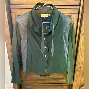 Cropped Jacket‎ Coat with hood Size Small Like New